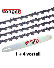 1 + 4 Kombinationsset 35cm 3/8"LP 1,3mm Longer (52E)