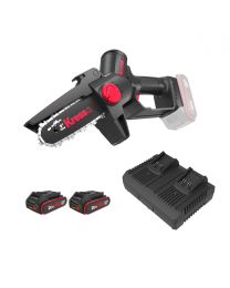 Startset KRESS KG343E.9 20V accu mini kettingzaag 20cm zaagblad 