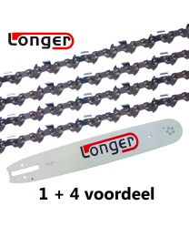 1 + 4 Kombinationsset 40cm 3/8" 1,6mm Longer (60E)