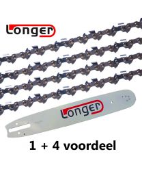 1 + 4 Kombinationsset 37cm .325" 1,6mm Longer (62E)