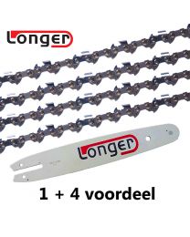 1 + 4 combo deal 14''/35cm 3/8"LP 0.043'' Longer (50E)