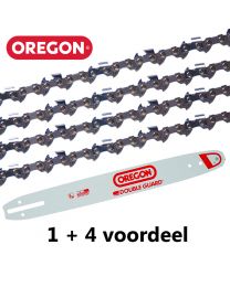 1 + 4 combo deal 14''/35cm 3/8"LP 0.043'' Oregon (52E)